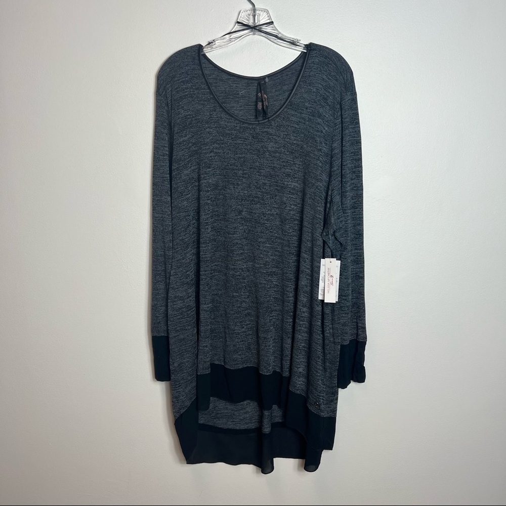 BNWT PLUS SIZE MELISSA MCCARTHY SEVEN7 COLLAB BLOUSE SIZE 3X